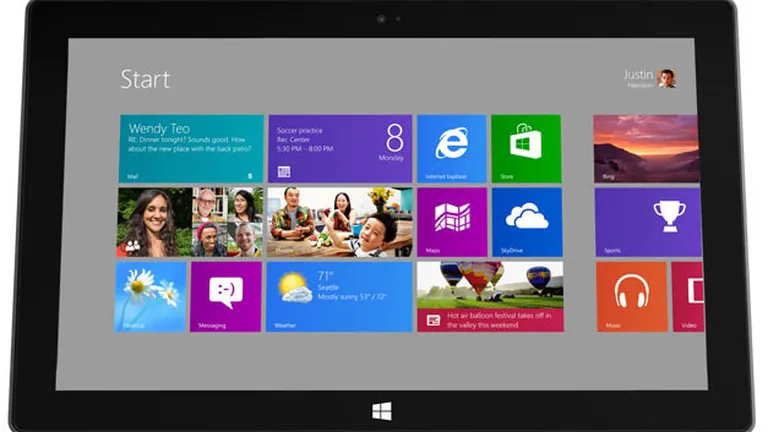 Cum arata tableta Microsoft Surface (Foto-Video)