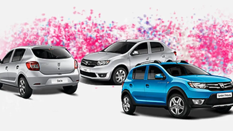 Dacia a prezentat in Romania noile modele Logan, Sandero si Sandero Stepway