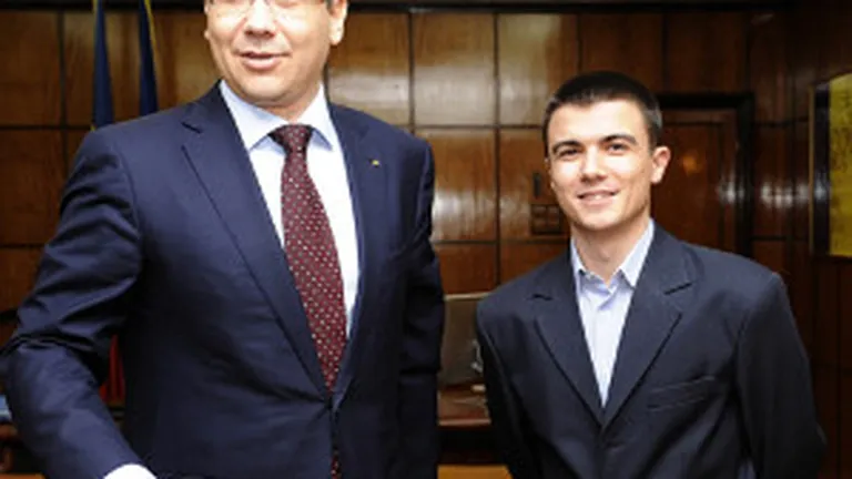 Surpriza lui Ponta: Cristian Botan, tanarul care a lansat un site de recrutare in administratie