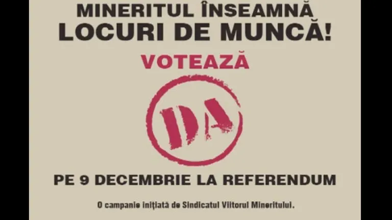 Aurul de la Rosia Montana, la referendum local duminica: Spoturile TV de chemare la vot sunt ilegale (Video)