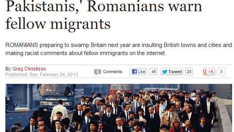 Express.co.uk: Viitorii imigranti romani sunt rasisti si insulta orasele britanice