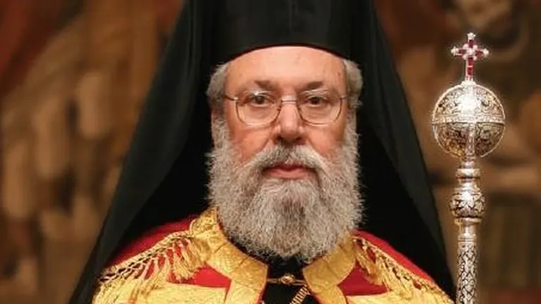 Seful Bisericii Ortodoxe din Cipru: Punem averea bisericii la dispozitia statului