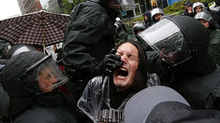 Blockupy BCE: Mare protest anti-austeritate la Frankfurt, in creierul Europei (Foto-Video)