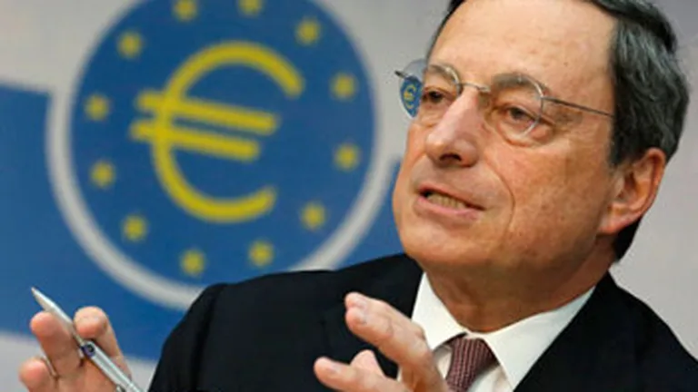 Draghi, BCE: Recuperarea economiei zonei euro va fi graduala si fragila