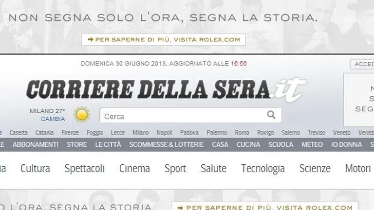 Fiat devine cel mai mare actionar al ziarului Corriere della Sera