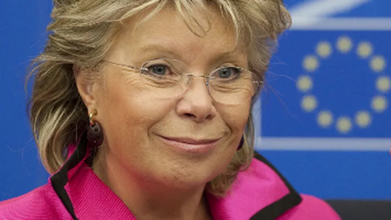 Viviane Reding: Troica ar trebui desfiintata. Europa isi poate rezolva problemele fara FMI