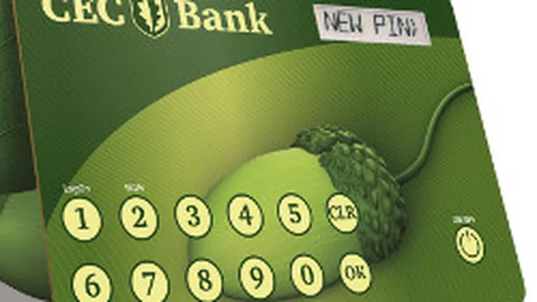 CEC Bank introduce tokenul sub forma de card pentru tranzactiile de internet banking
