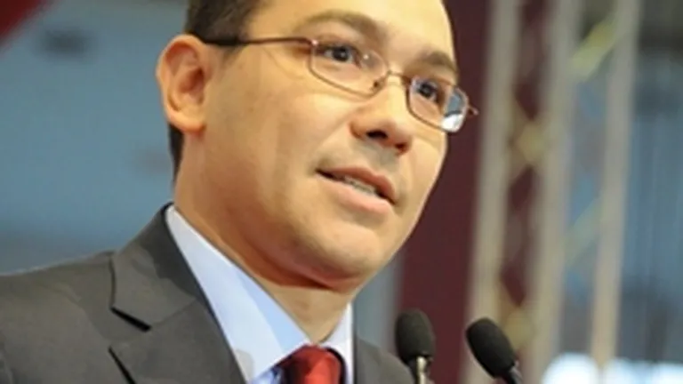 Ponta: Schema de minimis va trece de la Finante la agentiile de dezvoltare regionala