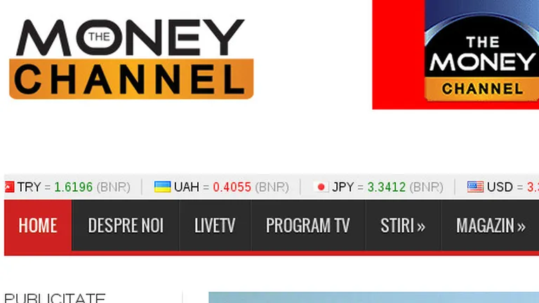 Realitatea vrea sa schimbe denumirea The Money Channel in RTV
