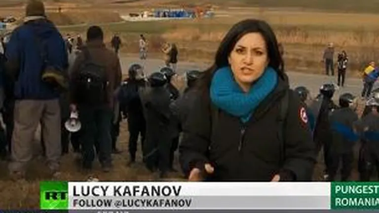 Pungesti. Televiziunea Russia Today a filmat din mijlocul protestatarilor (Video)