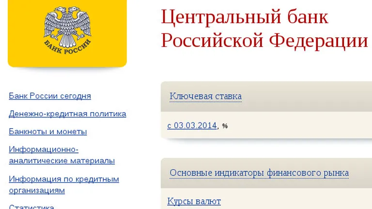 Site-ul Bancii centrale a Rusiei, atacat de hackeri