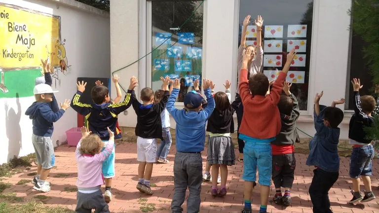 Gradinita din Bucuresti unde copiii invata germana ca limba materna