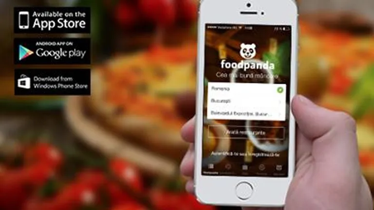 Aplicatia pentru mobil Foodpanda a fost descarcata de 5 milioane de utilizatori