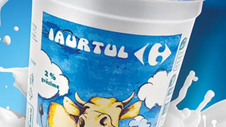 Carrefour lanseaza o noua gama de iaurt marca proprie