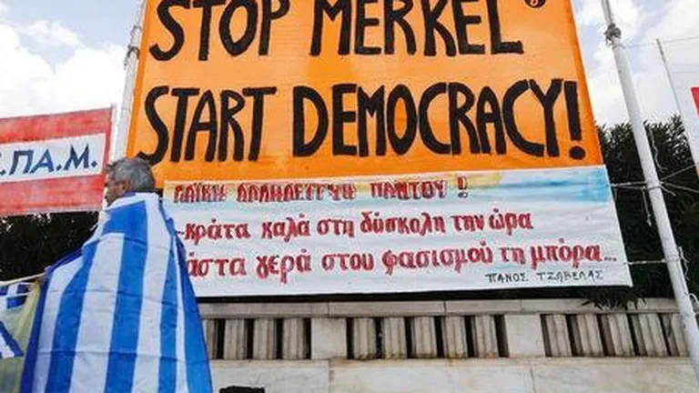 A inceput show-ul in Grecia: Stop Merkel, Start Democratie!