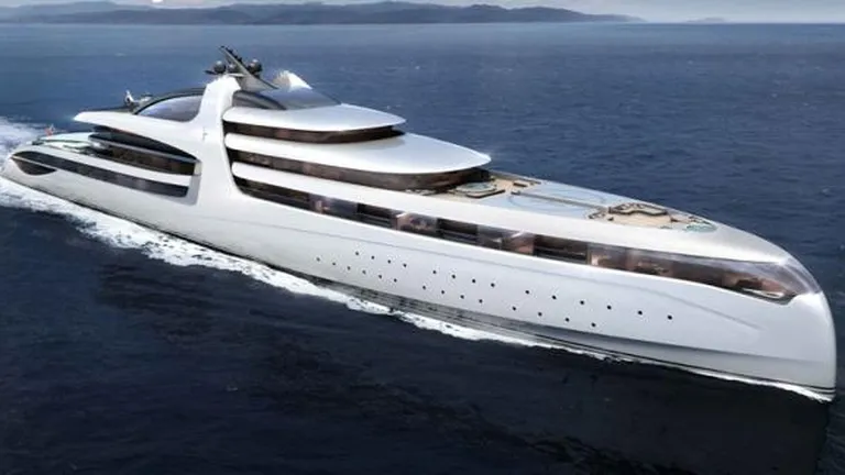Cel mai scump mega-yacht din lume? Cum va arata ambarcatiunea de 1 mld. dolari