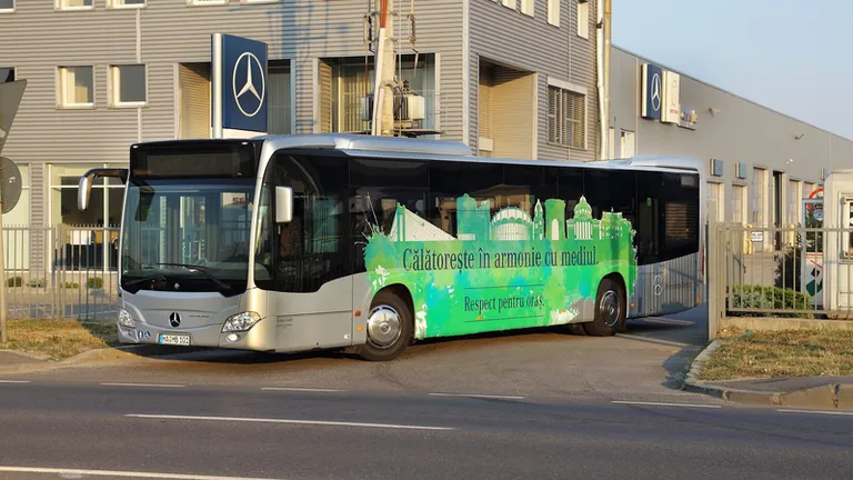 Cum arata noile autobuze Mercedes testate de RATB, in care bucurestenii circula gratuit