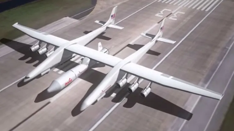 Cel mai mare avion din lume va transporta sateliti la o altitudine de peste 9 km (Foto-Video)