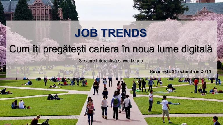 Job Trends: Cum iti pregatesti cariera in noua lume digitala