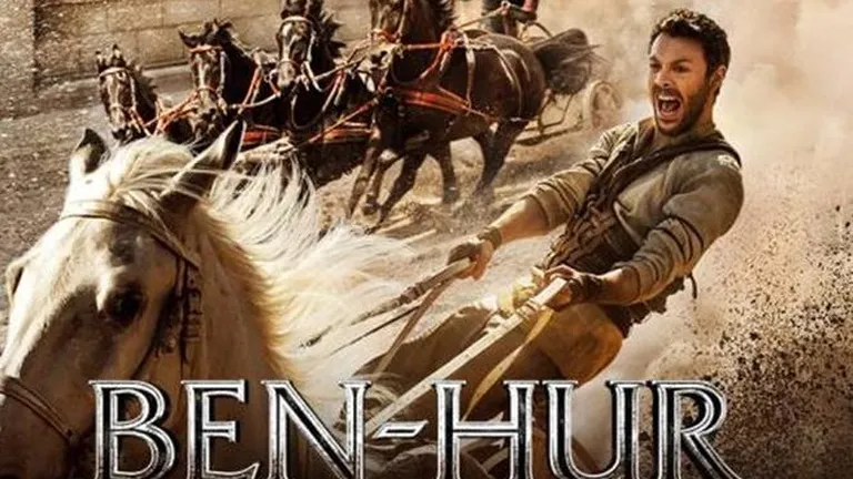 Ben-Hur, povestea printului evreu vandut ca sclav, are premiera pe 19 august