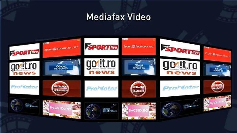 Mediafax Group lansează 13 programe video