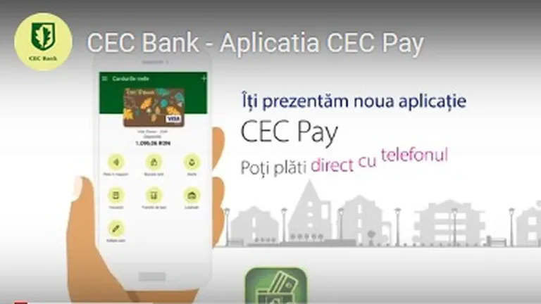 Clientii CEC Bank pot plati de astazi cu telefonul prin CEC Pay