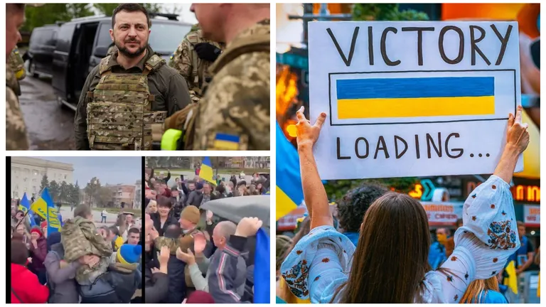 Rușii au părăsit oficial Hersonul, iar militarii Ucrainei au fost primiți cu aplauze de ucraineni. Zelenski „Astăzi este o zi istorică. Ucraina își întoarce întotdeauna a ei”