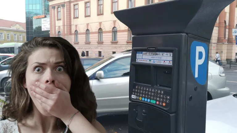 Sumă record plătită de o femeie pentru 2 ore de parcare în Cluj. Șoferița a avut un șoc când a văzut
