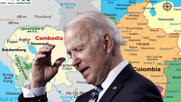 Joe Biden gafează din nou! Aflat în Cambodgia, a mulțumit Columbiei pentru leadershipul la președinția ASEAN