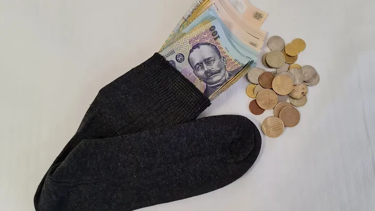 7 din 10 angajați români pun bani la ciorap nu doar de Moş Nicolae