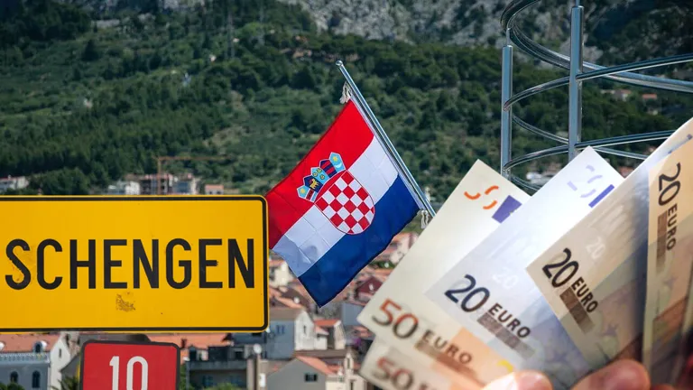 Nici în Schengen nu e bine! Croații acuză că au existat scumpiri de peste 20% de la trecerea la moneda euro