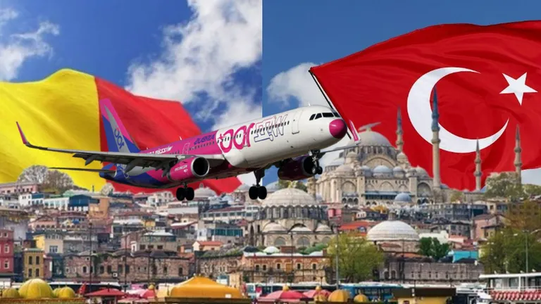 Vești bune pentru românii care vor să călătorească în Turcia. Wizz Air anunță o premieră în România