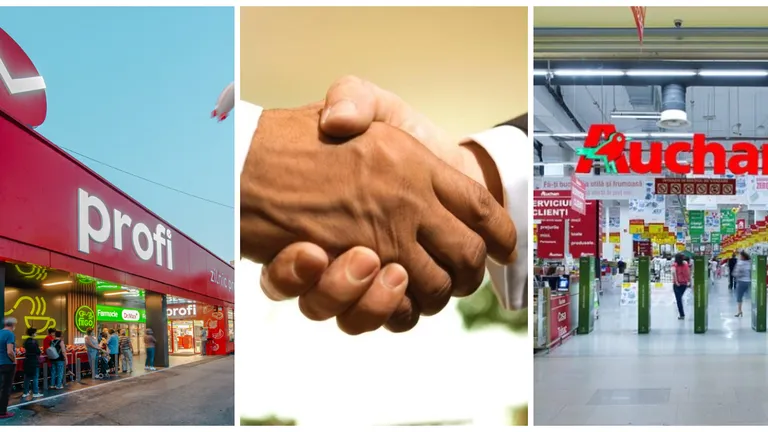 Este oficial! Are loc cea mai mare alianță din industria alimentară. Ce se va întâmpla cu magazinele Profi și Auchan