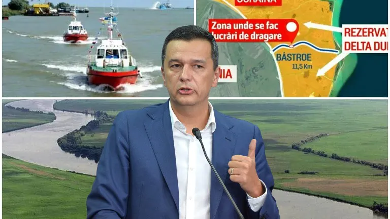 Încep măsurătorile și pe canalul Bâstroe. Ministrul Transporturilor confirmă că Ucraina a aprobat cererea României