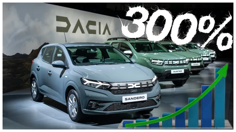 Dacia cucerește Europa! Vânzările de mașini noi a crescut cu 300% pe cele mai mari piețe