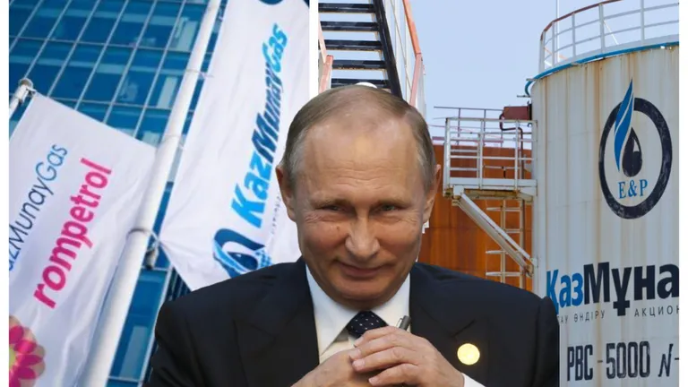 ANCHETĂ! KazMunayGas, compania prin care frăția Rusia-Kazahstan vrea să scape de sancțiunile internaționale! Kazahii pot juca pe cartea petrolului, iar preluarea Lukoil din România l-ar putea ajuta pe Putin să fenteze embargoul impus de UE