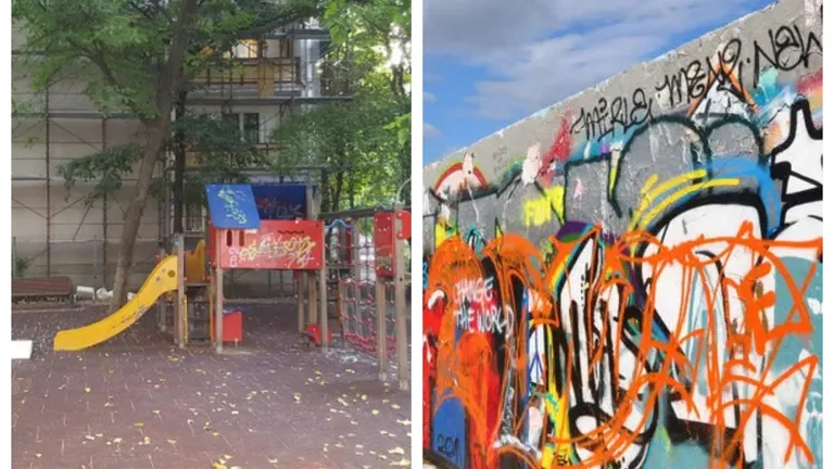 Primăria Sectorului 3 plătește aproape 200.000 de euro îndepărtarea graffiti-ului de la locurile de joacă