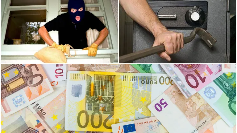 Furt de 500.000 de euro în Capitală. Cum au cheltuit hoții averea unei românce, ținută în seif în apartament
