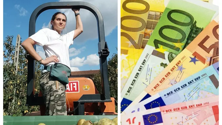 Valentina Bolocan, moldoveanca de 27 de ani care face bani cu tractorul în Italia