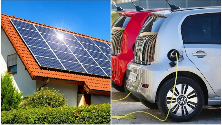 Panourile fotovoltaice şi maşina electrică, avantaj sau păcăleală? Un român a calculat în cât timp amortizează investiţia: Mulţi cad în capcană