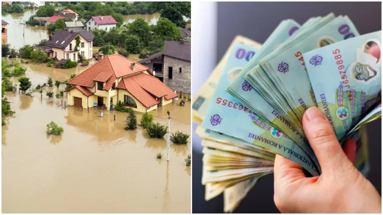 Bani de la stat pentru românii afectați de inundații. Guvernul a aprobat astăzi ajutoare de 7 milioane de lei