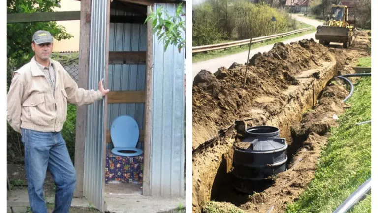 România secolului 21. Aproape 50% din populație nu beneficiază de sistem de canalizare