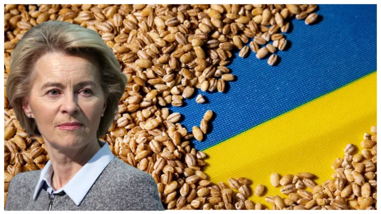 Scandalul cerealelor ieftine din Ucraina ia amploare! Ursula von der Leyen a blocat ajutoarele pentru fermierii români