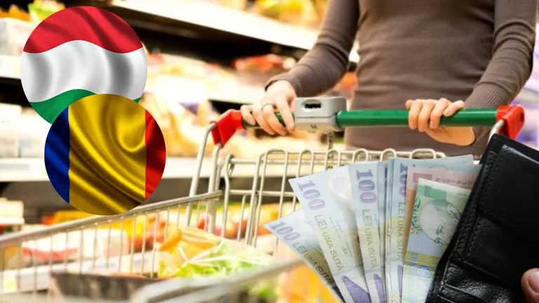 Ungaria întrece România la prețurile alimentare. Ungurii trec granița pentru cumpărături după explozia costurilor