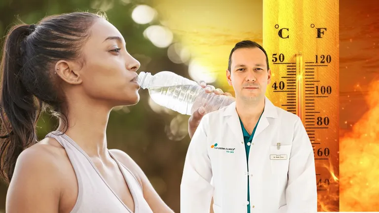 Cum să te protejezi pe vreme de caniculă. Medicul Radu Țincu spulberă miturile: Este greșit să nu bei apă rece. Chiar se recomandă