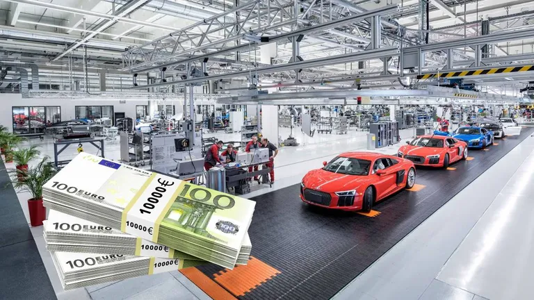 Salarii uriaşe la Audi: atât câștigă angajații, de la începători la şefi. Preşedintele a luat 10.311.582,16 milioane euro