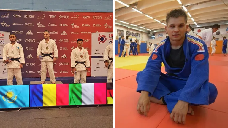 Alexandru Bologa a obținut o medalie de aur la judo. Românul a participat la Mondialele pentru Nevăzători