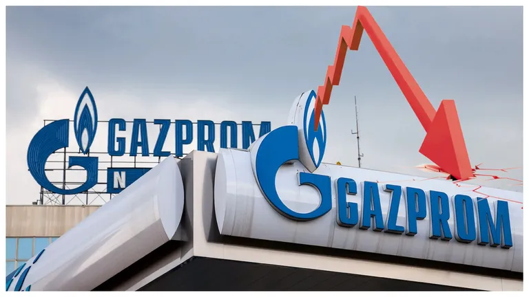Gazprom se prăbușește! Compania rusească a raportat o scădere 43% a profitului său net, în al doilea trimestru al anului