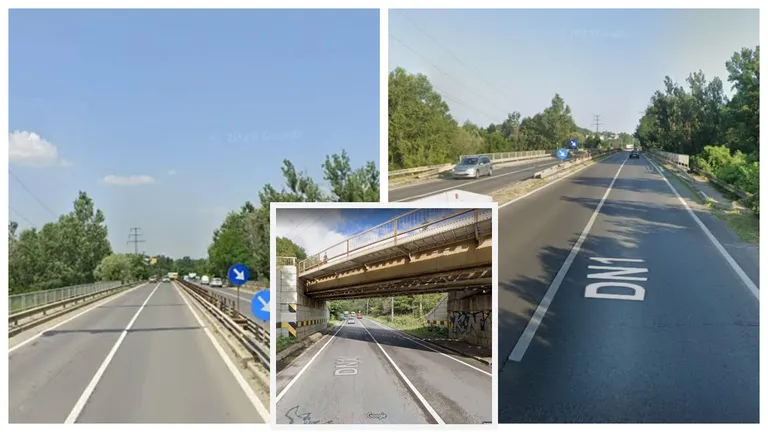 Podul peste Prahova de pe DN 1 București-Ploiești intră în reparații! CNAIR anunță perioada în care circulația va fi restricționată