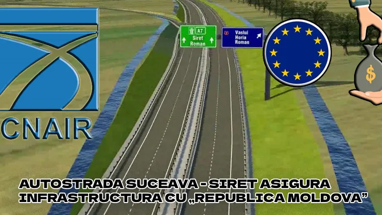Greșeală imensă făcută de CNAIR: Autostrada Suceava - Siret legătură cu „Republica Moldova”